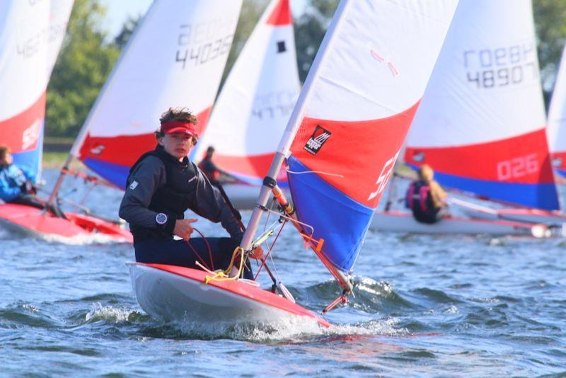 Full Concentration - GJW Direct ITCA National Topper Series NS1-South open meeting at Island Barn photo copyright ITCA taken at Island Barn Reservoir Sailing Club and featuring the Topper class