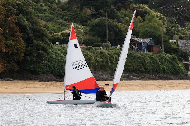 Salcombe YC Autumn Series race 4 photo copyright Lucy Burn taken at Salcombe Yacht Club and featuring the Topper class