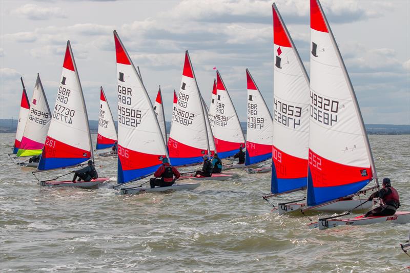 ITCA London and South East Topper Traveller Autumn Series at Whitstable photo copyright Oli Yates taken at Whitstable Yacht Club and featuring the Topper class