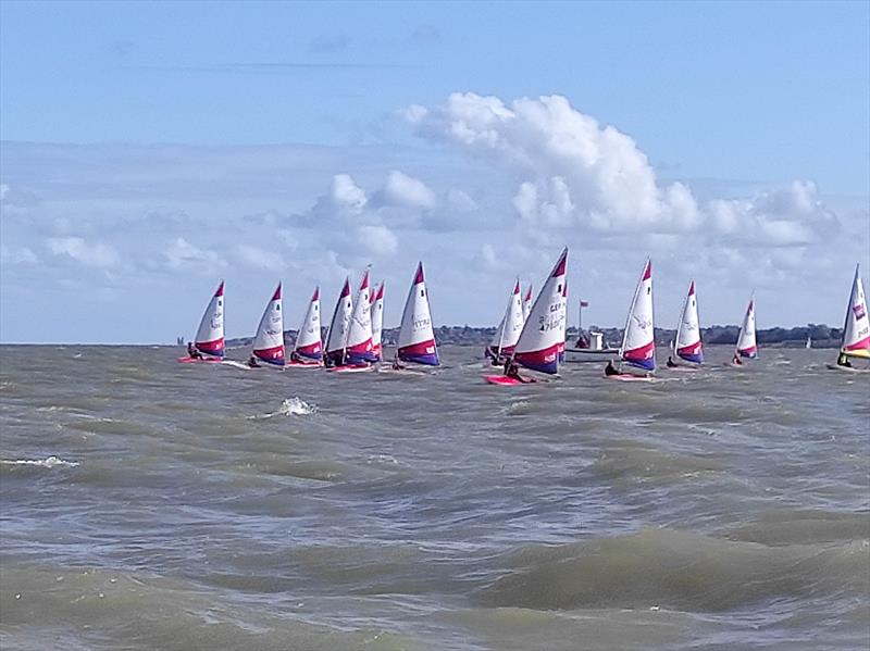 ITCA London and South East Topper Traveller Autumn Series at Whitstable photo copyright Oli Yates taken at Whitstable Yacht Club and featuring the Topper class