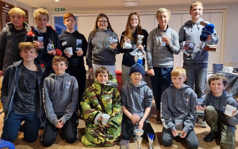 Topper Travellers at Papercourt photo copyright Dave Symons taken at Papercourt Sailing Club and featuring the Topper class