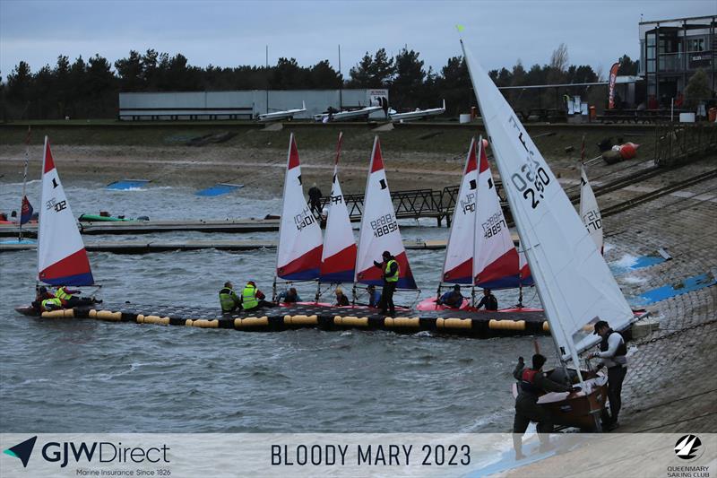 GJW Direct Bloody Mary 2023 photo copyright Mark Jardine taken at Queen Mary Sailing Club and featuring the Topper class