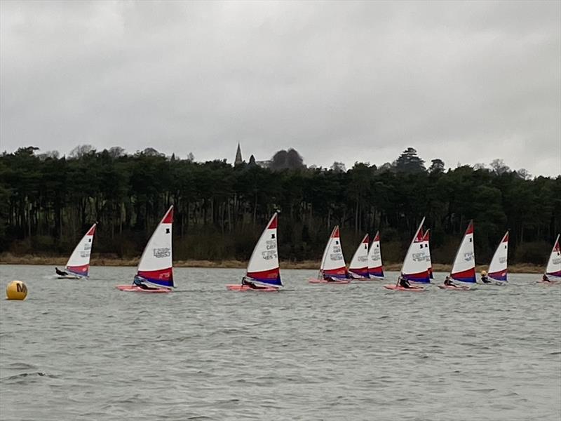 Midlands 2022-2023 Topper Traveller Series Round 4 at Hollowell photo copyright Steven Angell taken at Hollowell Sailing Club and featuring the Topper class