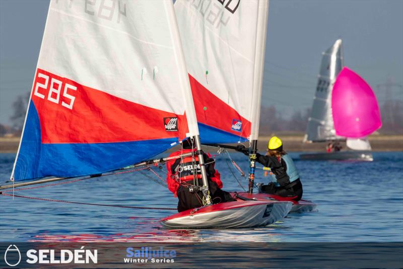 King George Gallop - Junior sailors photo copyright Tim Olin / www.olinphoto.co.uk taken at King George Sailing Club and featuring the Topper class