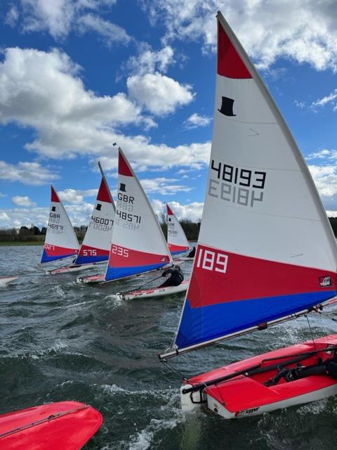ITCA Midlands Topper Traveller Series 2022-23 Round 7 at Northampton photo copyright Mike Webster taken at Northampton Sailing Club and featuring the Topper class