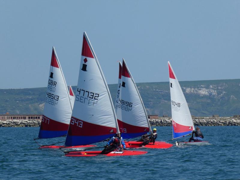 Topper South West Travellers at Castle Cove photo copyright Mark Richardson taken at Castle Cove Sailing Club and featuring the Topper class