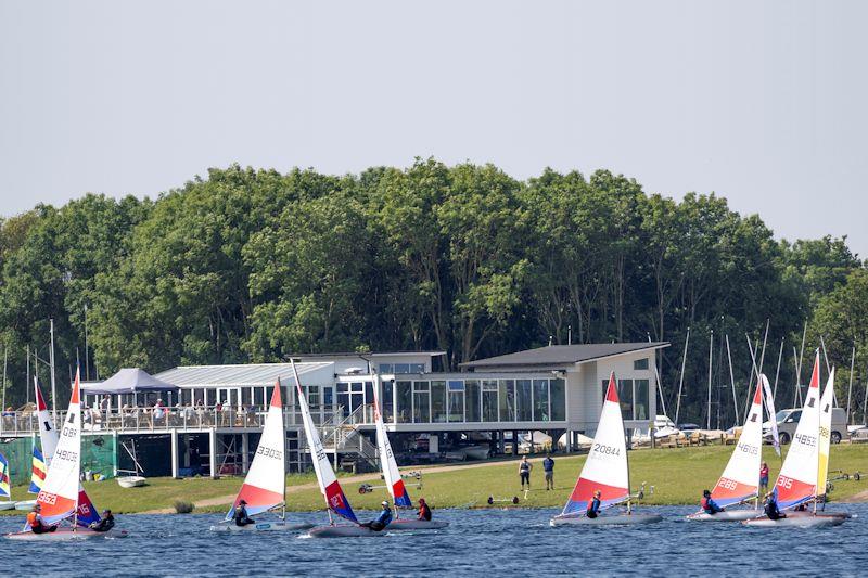 Topper Midlands Championships at Notts County photo copyright David Eberlin taken at Notts County Sailing Club and featuring the Topper class