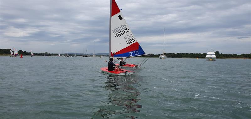 ITCA (GBR) Training at Bosham photo copyright Alex Rhodes taken at Bosham Sailing Club and featuring the Topper class