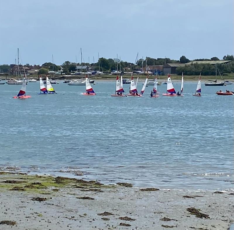 ITCA (GBR) Training at Bosham photo copyright Alex Rhodes taken at Bosham Sailing Club and featuring the Topper class