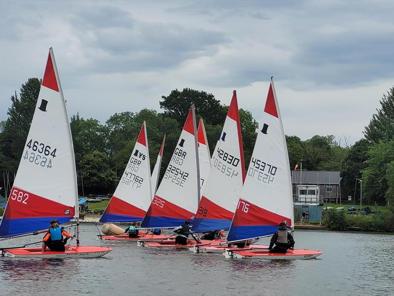 P&B Northamptonshire Youth Series at Banbury photo copyright Norman Byrd taken at Banbury Sailing Club and featuring the Topper class