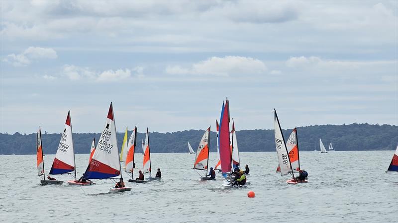 Hill Head SC Cadet Dinghy Week photo copyright Priscilla Thornber taken at Hill Head Sailing Club and featuring the Topper class