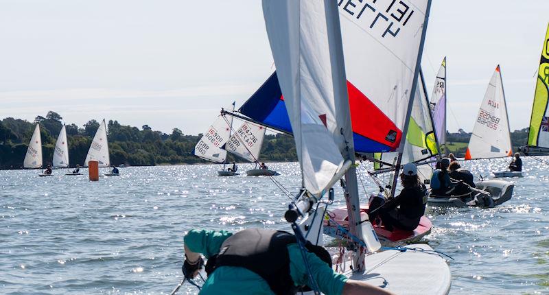 Gybe during the Starcross Junior Regatta 2023 - photo © Tom Wild