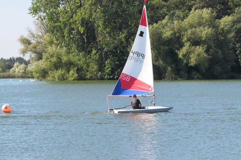 1st Junior Nayth Twiggs - 2023 Border Counties Midweek Sailing Series at Nantwich & Border Counties SC photo copyright Brian Herring taken at Nantwich & Border Counties Sailing Club and featuring the Topper class