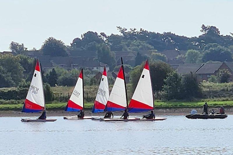 Topper training at Bartley photo copyright Claire Turner taken at Bartley Sailing Club and featuring the Topper class