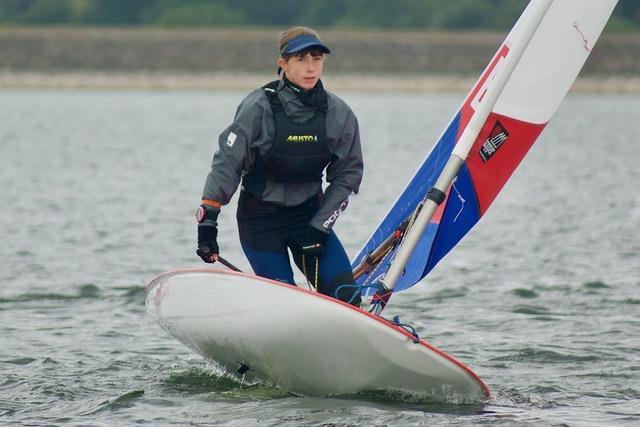 ITCA Topper National Series 1 at Draycote Water: 2nd 5.3, Jessica photo copyright John Blackman Northwood taken at Draycote Water Sailing Club and featuring the Topper class
