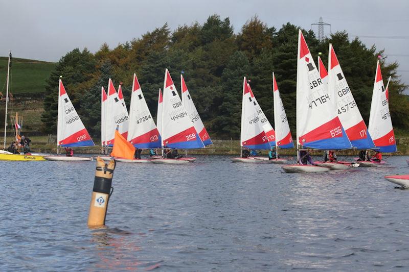 Topper North Travellers at Rossendale Valley photo copyright Ross Baird taken at Rossendale Valley Sailing Club and featuring the Topper class