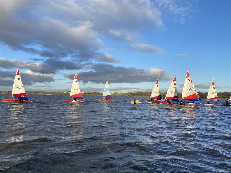 SWYSA Winter Race Coaching at Starcross photo copyright Peter Solly taken at Starcross Yacht Club and featuring the Topper class