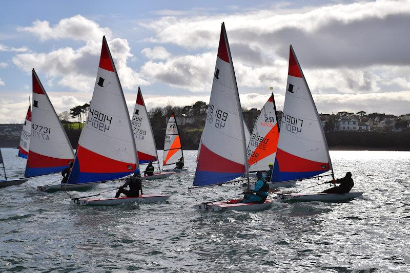 SWYSA Youth Winter Training at Paignton photo copyright Peter Solly taken at Paignton Sailing Club and featuring the Topper class