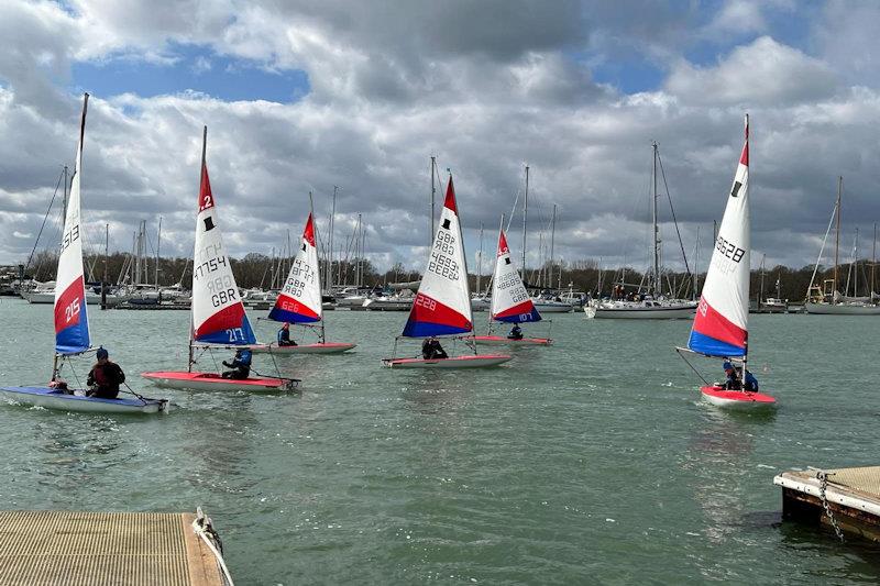 ITCA (GBR) Girls Only Training at Warsash photo copyright Roger Cerrato / Kyle Wood taken at Warsash Sailing Club and featuring the Topper class