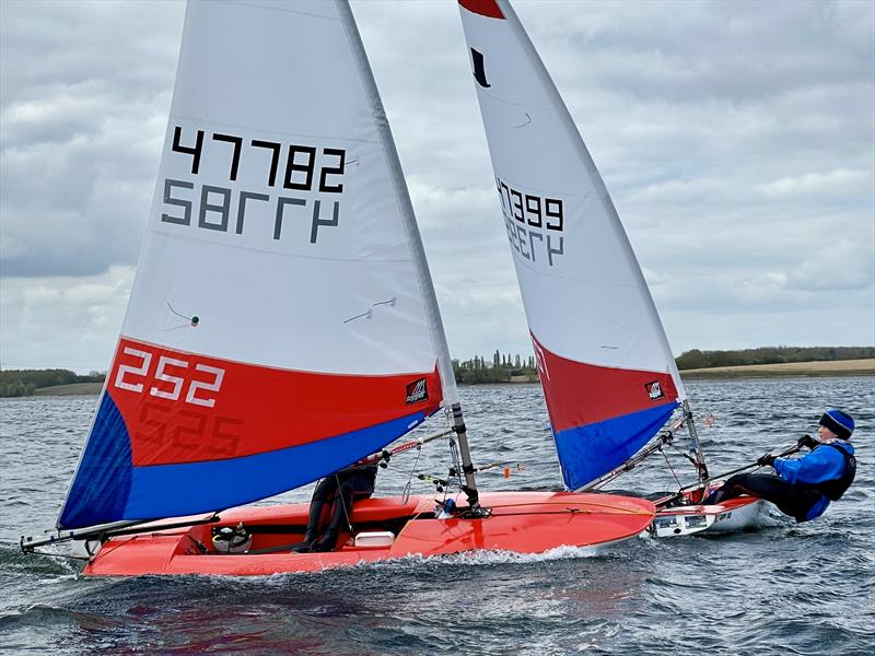 ITCA (GBR) Invitation Coaching at Grafham Water - Close ducking behind on Port  - photo © Ricky O'Kane