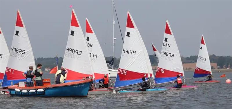 Topper open meeting at Waldringfield photo copyright Alexis Smith taken at Waldringfield Sailing Club and featuring the Topper class