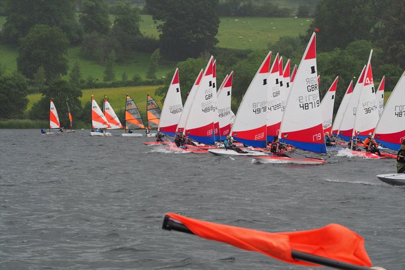 Large Topper fleet  -North Region Youth & Junior Championship 2025 at Ullswater - photo © Toby Wilson 