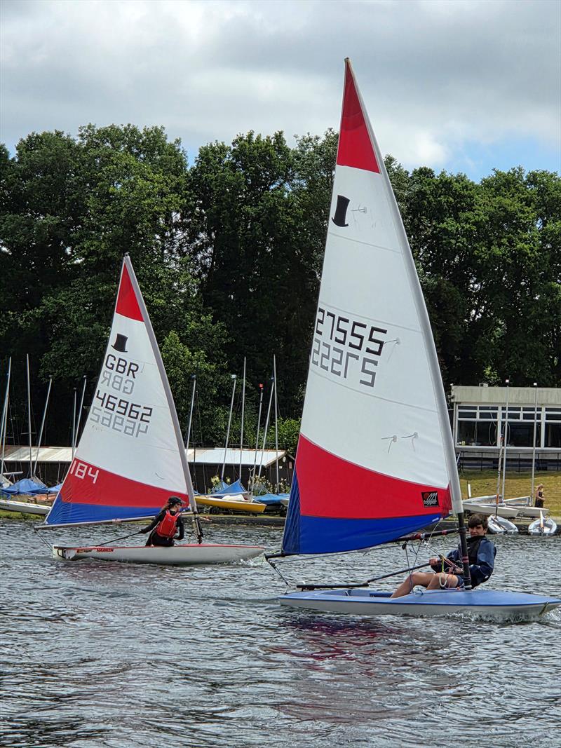 Chipstead SC Juniors Mid-summer Regatta 2025 photo copyright Chipmates parents taken at Chipstead Sailing Club and featuring the Topper class