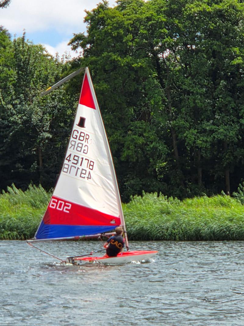 Chipstead SC Juniors Mid-summer Regatta 2025 photo copyright Chipmates parents taken at Chipstead Sailing Club and featuring the Topper class