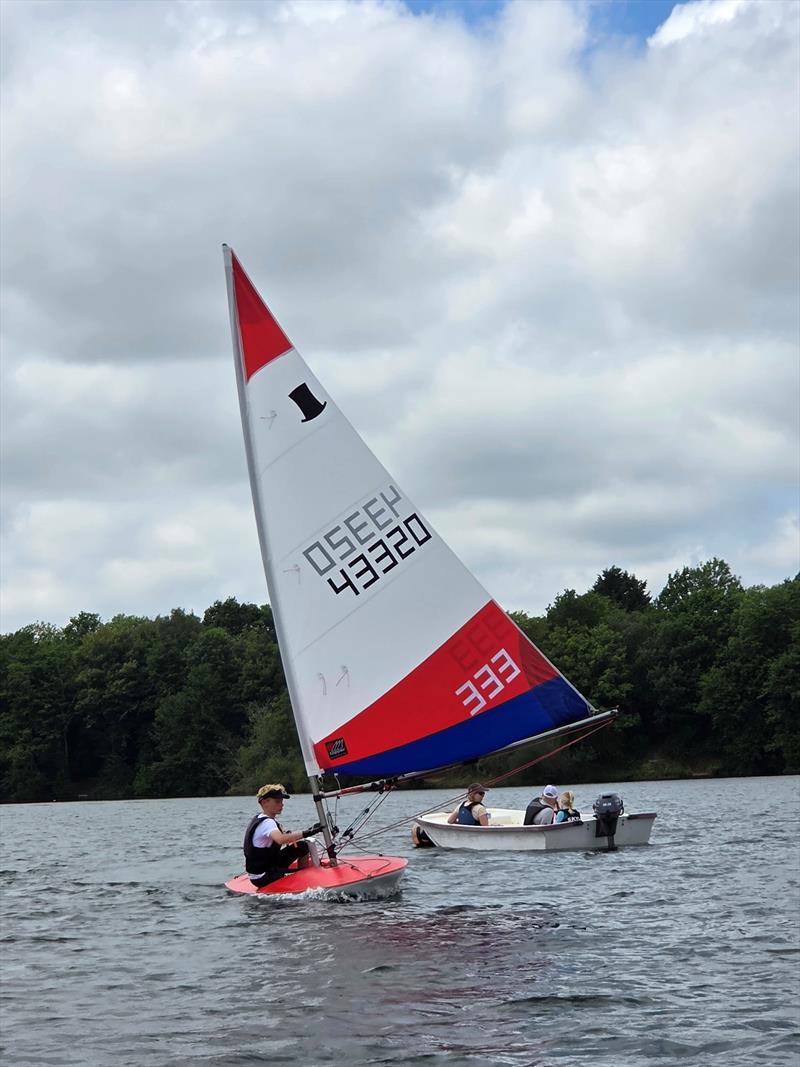 Chipstead SC Juniors Mid-summer Regatta 2025 photo copyright Chipmates parents taken at Chipstead Sailing Club and featuring the Topper class