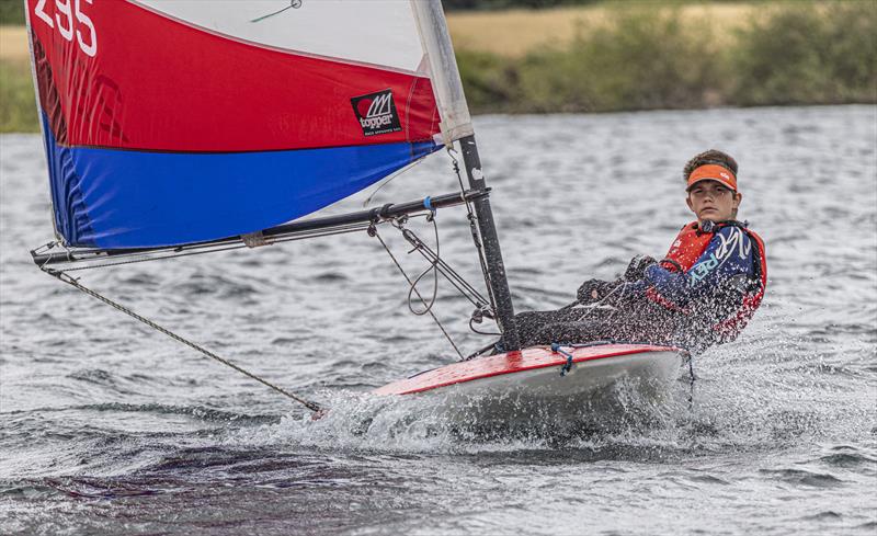 Toby Schofield wins the Junior fleet at the Notts County Sailing Club Annual Regatta - photo © David Eberlin