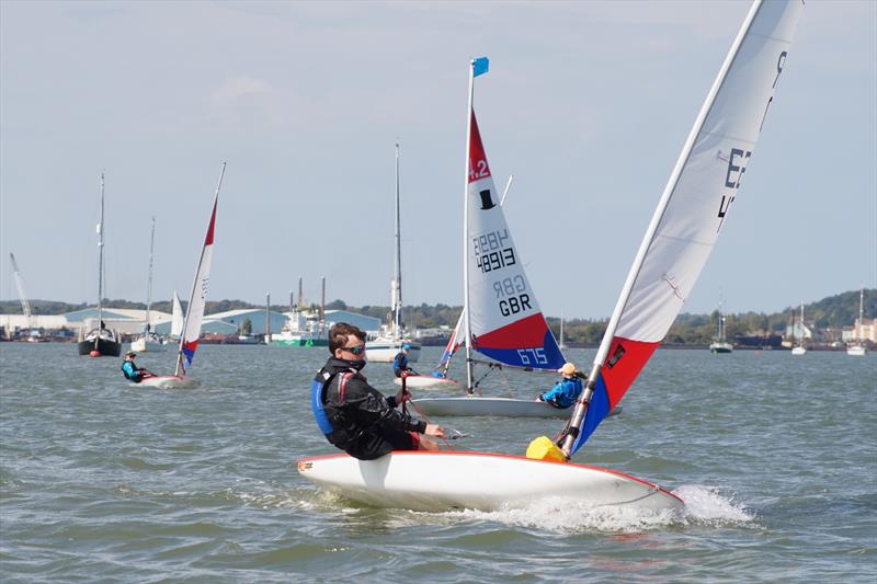 London and South East Region Topper Training weekend at Medway Yacht Cub photo copyright Richard Janulewicz / www.sharkbait.org.uk taken at  and featuring the Topper class