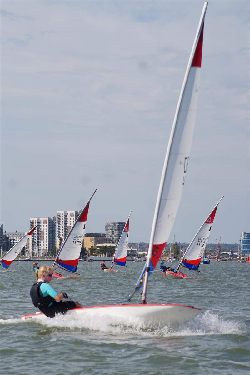 London and South East Region Topper Training weekend at Medway Yacht Cub photo copyright Richard Janulewicz / www.sharkbait.org.uk taken at  and featuring the Topper class