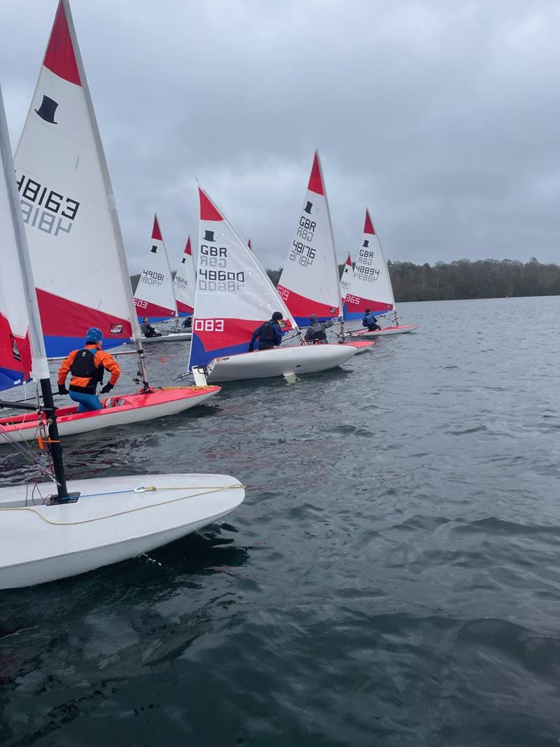 Rooster ITCA Southern Area Travellers at Spinnaker Sailing Club photo copyright Sally Wilson taken at Spinnaker Sailing Club and featuring the Topper class