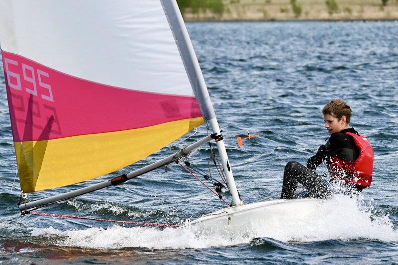 Great-grandchildren of Topper designer Ian Proctor preparing to compete at the World Championships photo copyright Nick Morley taken at Llandegfedd Sailing Club and featuring the Topper class