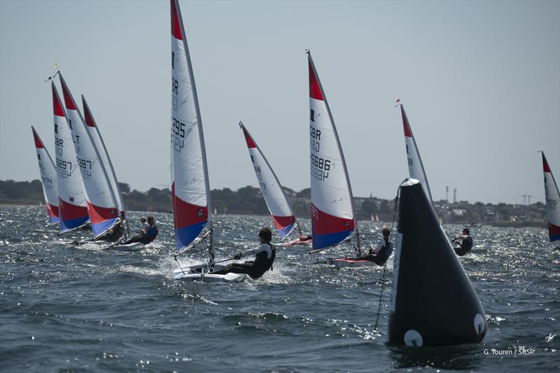 International Topper World Championships 2026 at St Pierre Quiberon, France photo copyright Gérard Touren taken at Société des Régates de Saint Pierre Quiberon and featuring the Topper class