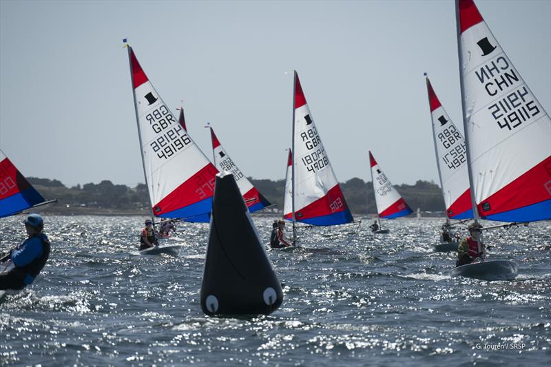 International Topper World Championships 2026 at St Pierre Quiberon, France photo copyright Gérard Touren taken at Société des Régates de Saint Pierre Quiberon and featuring the Topper class