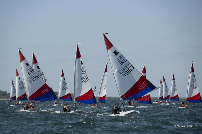 International Topper World Championships 2026 at St Pierre Quiberon, France photo copyright Gérard Touren taken at Société des Régates de Saint Pierre Quiberon and featuring the Topper class