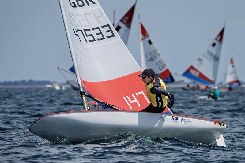 Hari Clark racing in the Topper World Championship in Quiberon, France photo copyright Javier Blanco Gomez / Yepa Photography taken at A.S.N. Quiberon and featuring the Topper class