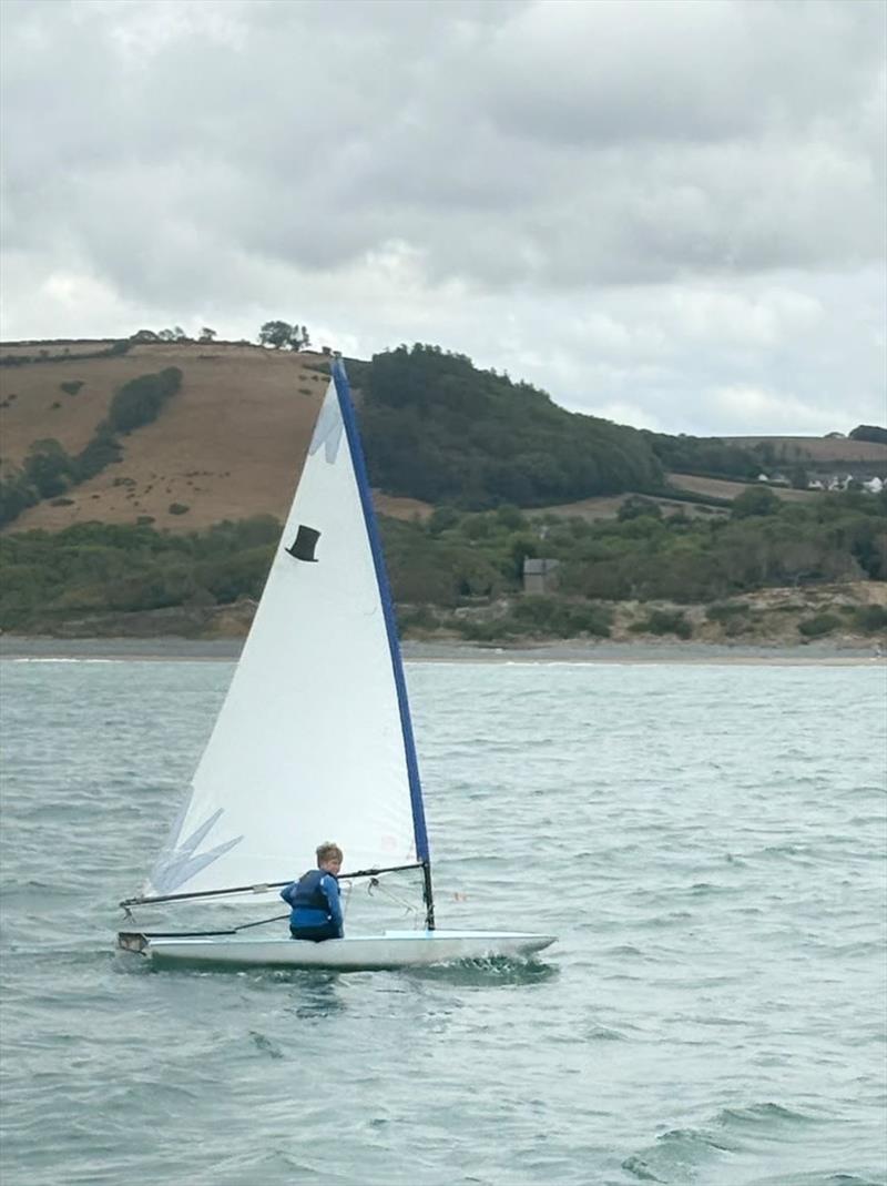 Ruben Cunliffe Wins Big in Borrowed Topper in the Cardigan Bay Regatta at New Quay, Wales - photo © Roma Kearns