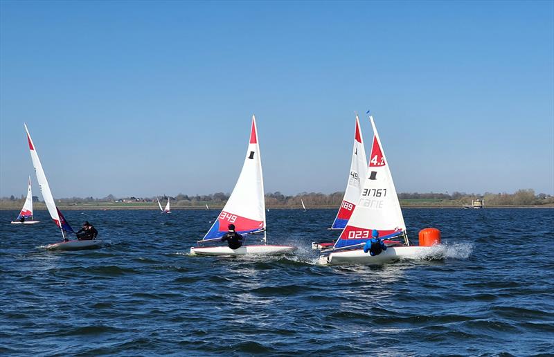 William Mawby-Groom on his way to the 4.2 event win during the ITCA Midlands Topper Traveller Series 2021-22 at Draycote Water - photo © Jon Hughes