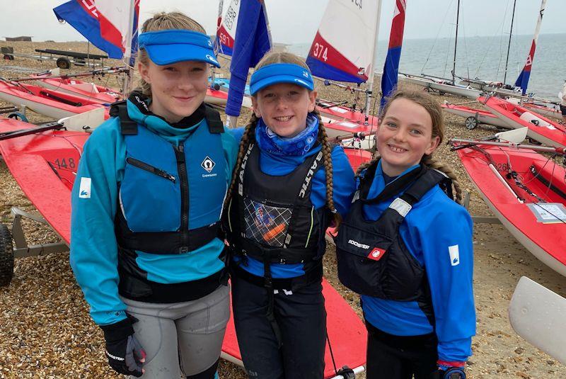 Rooster Southern Topper Travellers Series at Stokes Bay photo copyright Roger Cerrato taken at Stokes Bay Sailing Club and featuring the Topper 4.2 class