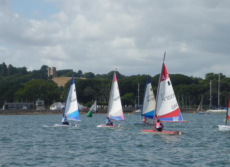 Starcross Junior Regatta photo copyright Andrew Paley / Cate West / Ben Newall taken at Starcross Yacht Club and featuring the Topper 4.2 class