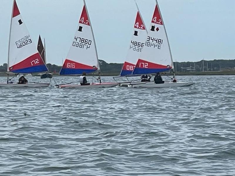 Rooster Southern Topper Traveller Series Event 5 at Bosham photo copyright Kyle Wood taken at Bosham Sailing Club and featuring the Topper 4.2 class