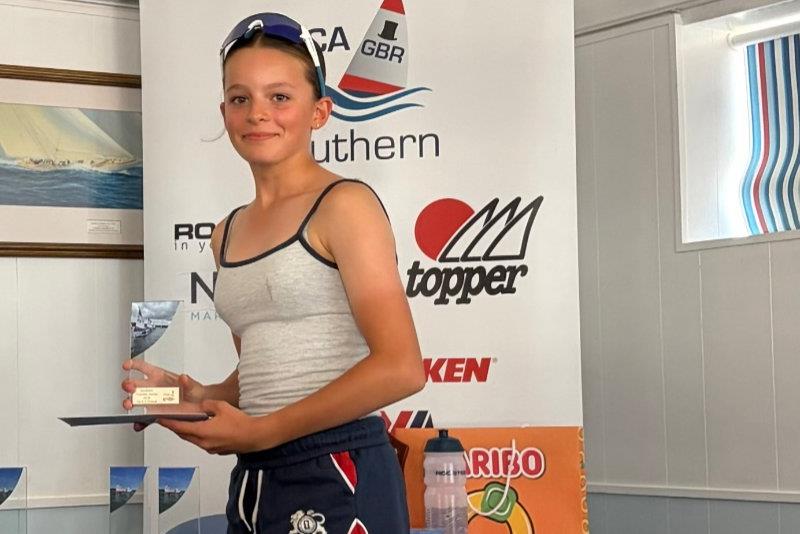 Martha Hart wins the 4.2 fleet - ITCA Rooster Southern Topper Traveller Spring Series photo copyright Sally Wilson taken at  and featuring the Topper 4.2 class