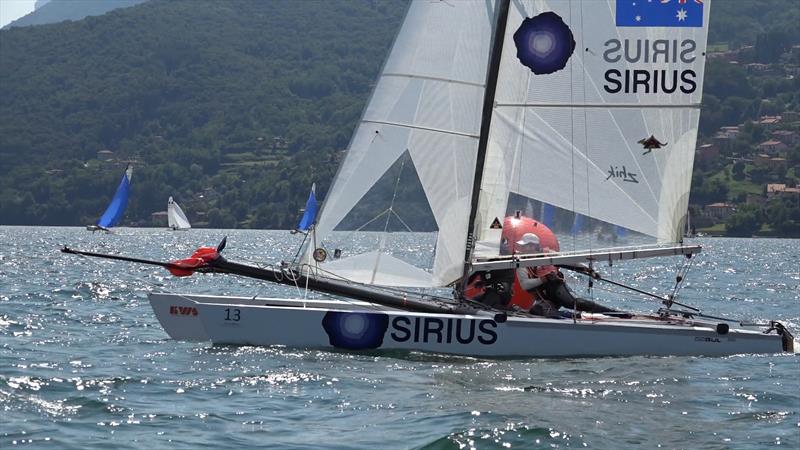 Tornado Europeans at Lake Como day 3 photo copyright Icarus Sailing Media taken at Centro Vela Dervio and featuring the Tornado class