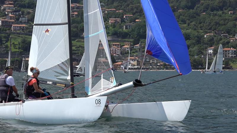 Tornado Europeans at Lake Como day 3 photo copyright Icarus Sailing Media taken at Centro Vela Dervio and featuring the Tornado class