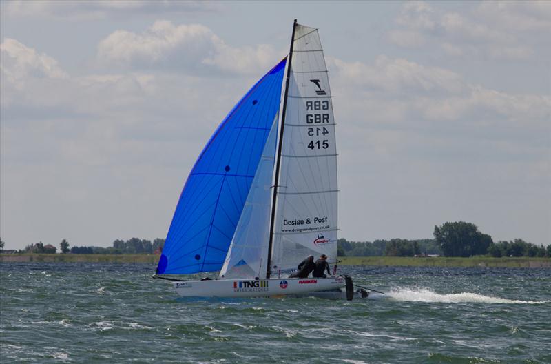 Tornado Europeans in Warder, Holland photo copyright Martina Barnetova taken at Watersportvereniging Warder and featuring the Tornado class