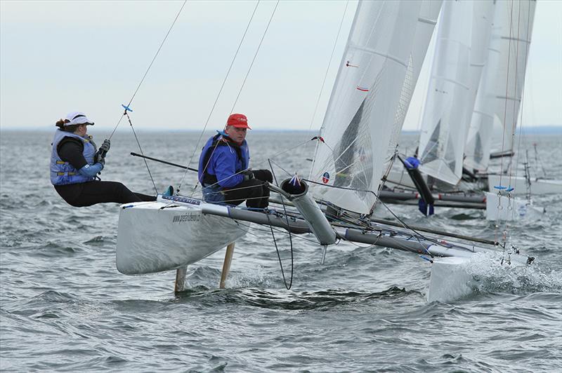 2013 Tornado Europeans at Lake Constance day 2 photo copyright Martina Bartenova taken at Yacht Club Rhein Delta and featuring the Tornado class