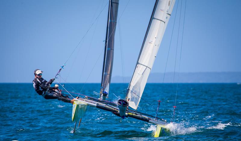 Day 1, Int Tornado Class 2019 World Championship presented by Candida, Takapuna Boating Club, January 5, 2019 photo copyright Suellen Davies taken at Takapuna Boating Club and featuring the Tornado class