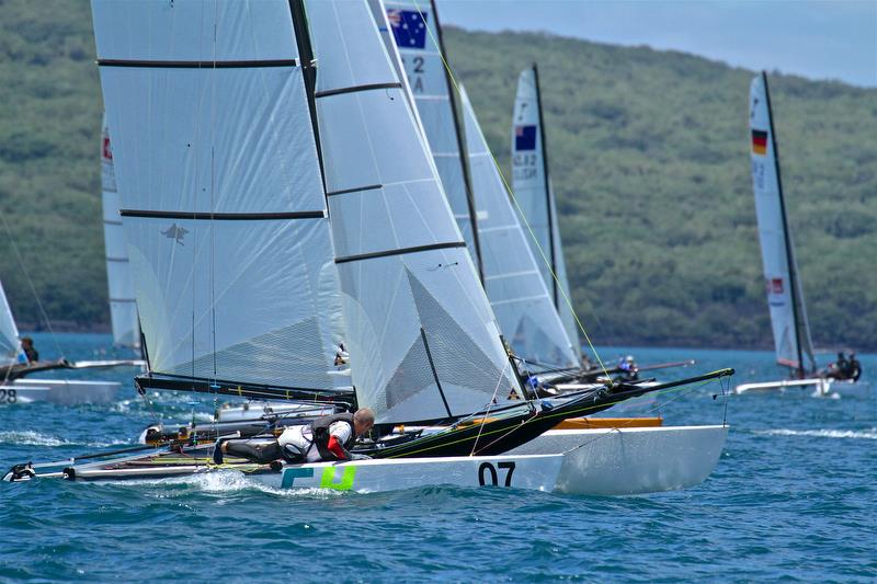 Day 3 - 2019 Int Tornado Class World Championships presented by Candida. January 7, 2019 photo copyright Richard Gladwell taken at Takapuna Boating Club and featuring the Tornado class